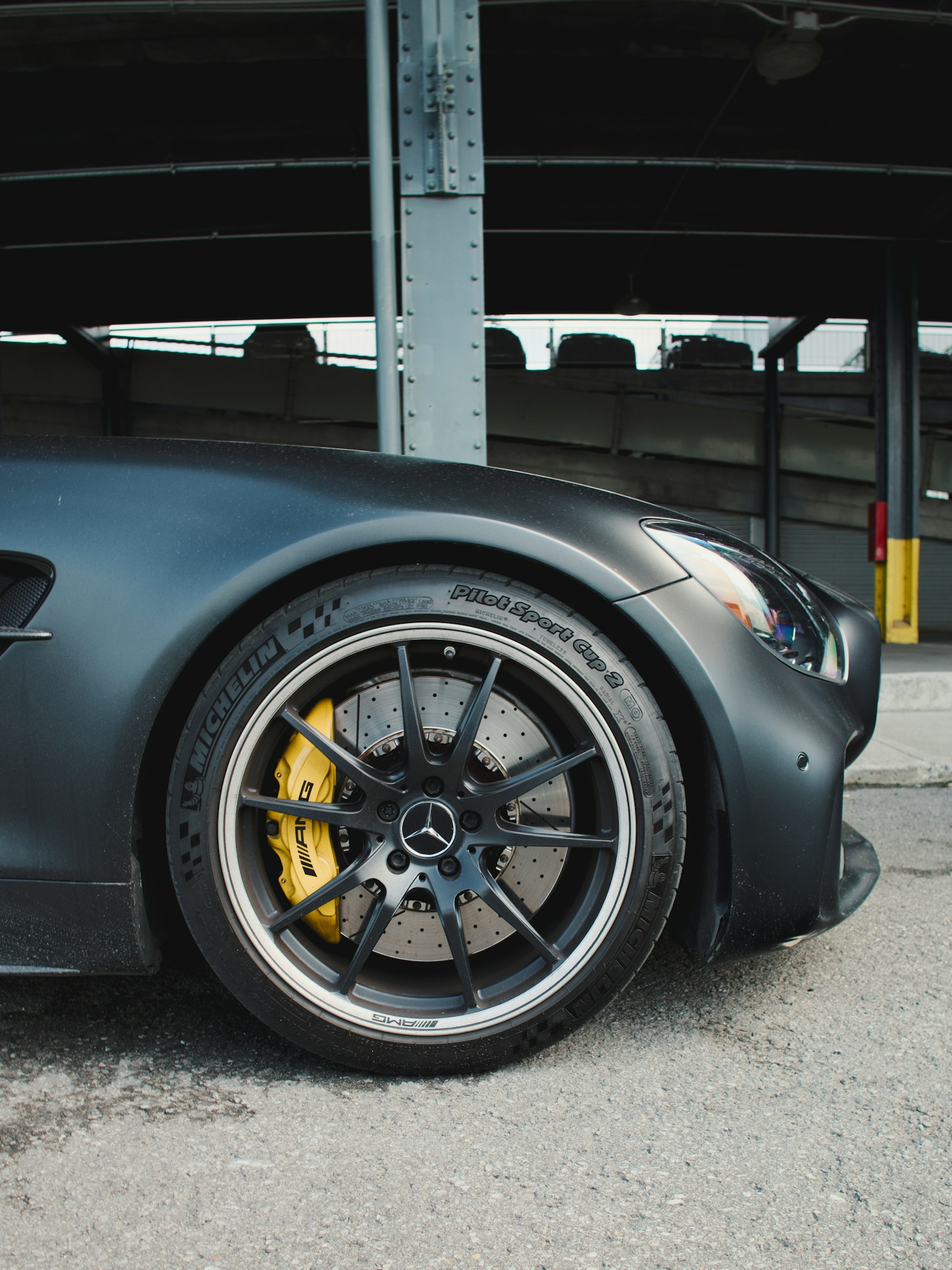 Performance wheel and bodywork detail